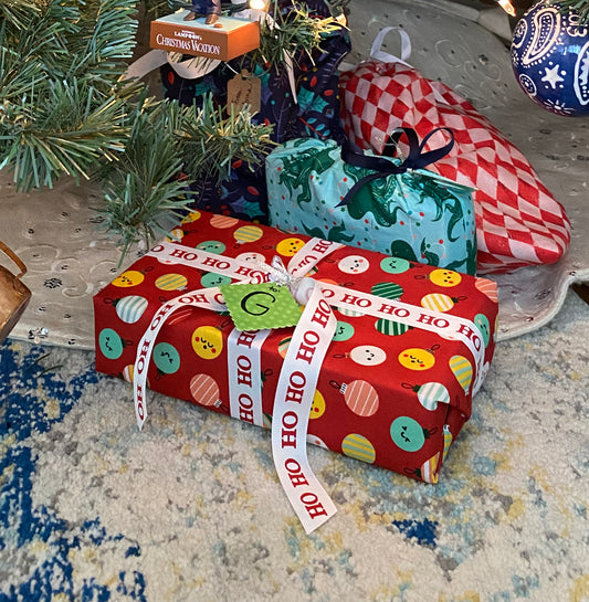 Christmas wrapped in fabric