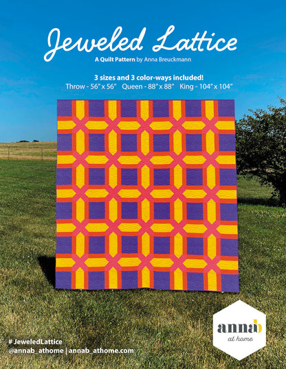 Jeweled Lattice Digital Pattern